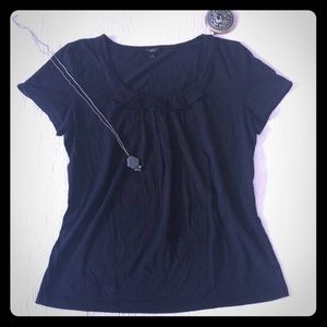 Talbots  |  ruffle tee